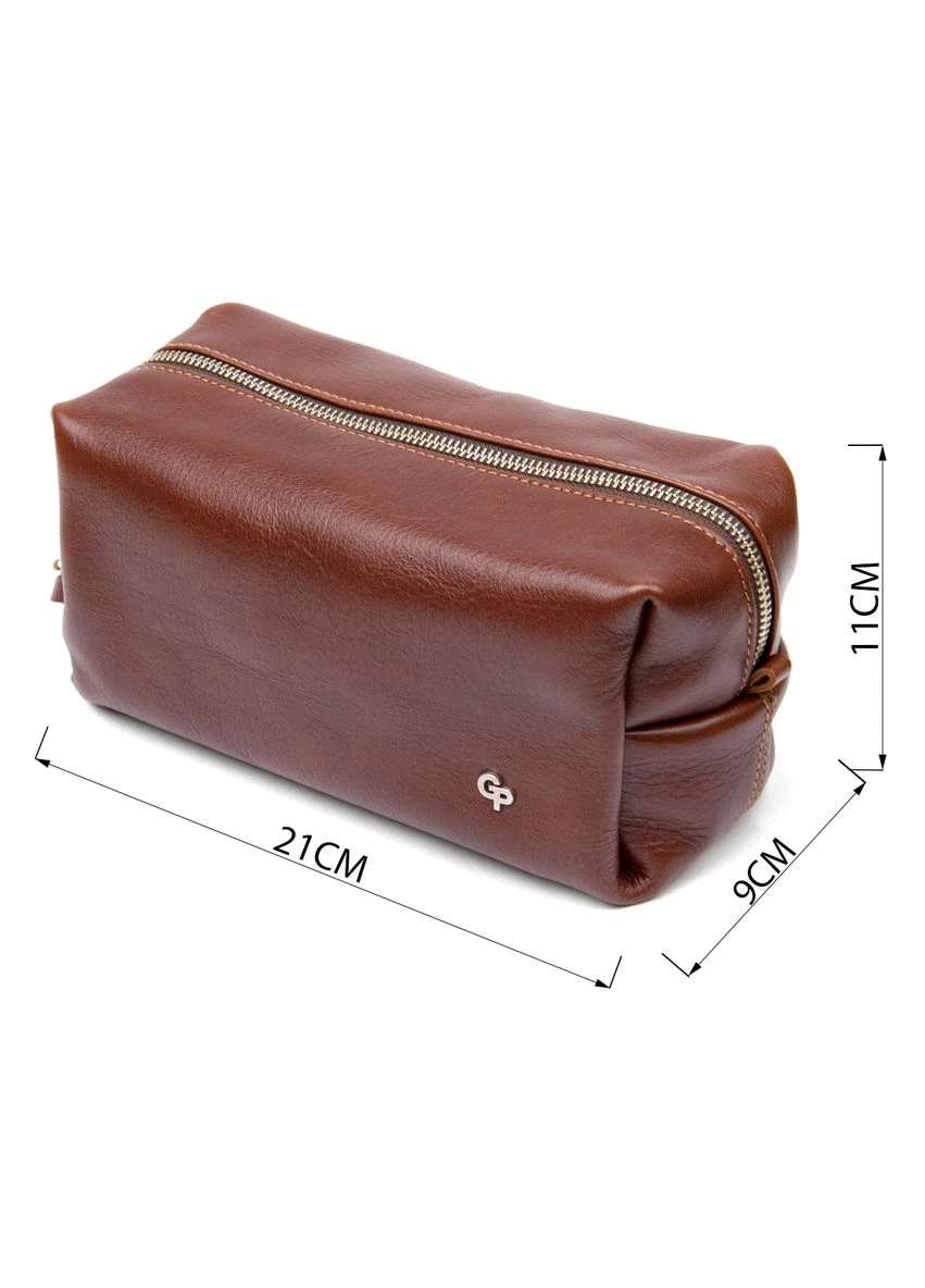 Кожаная мужская косметичка 11418 Grande Pelle (394615426)