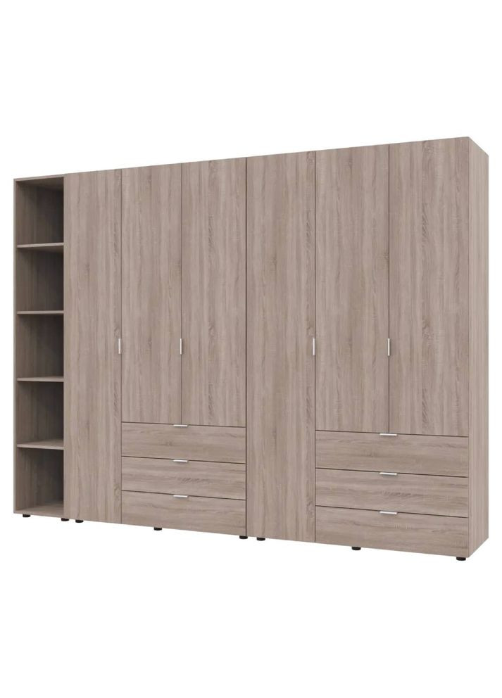 Комплект шаф для одягу Гелар (3 шт.) 270,6х49,5х203,4 см (DRS-011162) Doros (361998820)