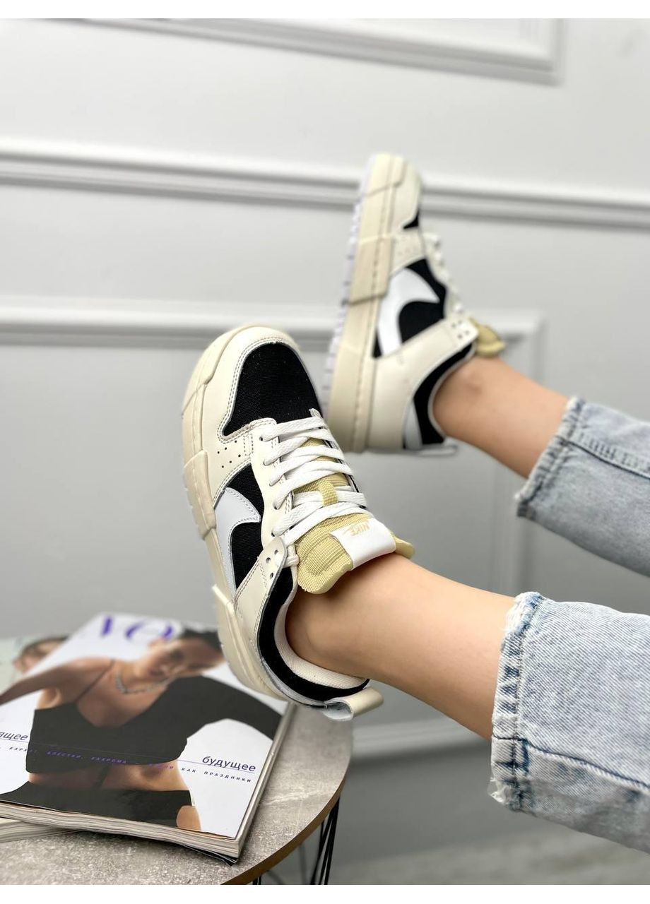 Білі Осінні кросівки чоловічі nike dunk disrupt «pale ivory» найк сб данк No Brand