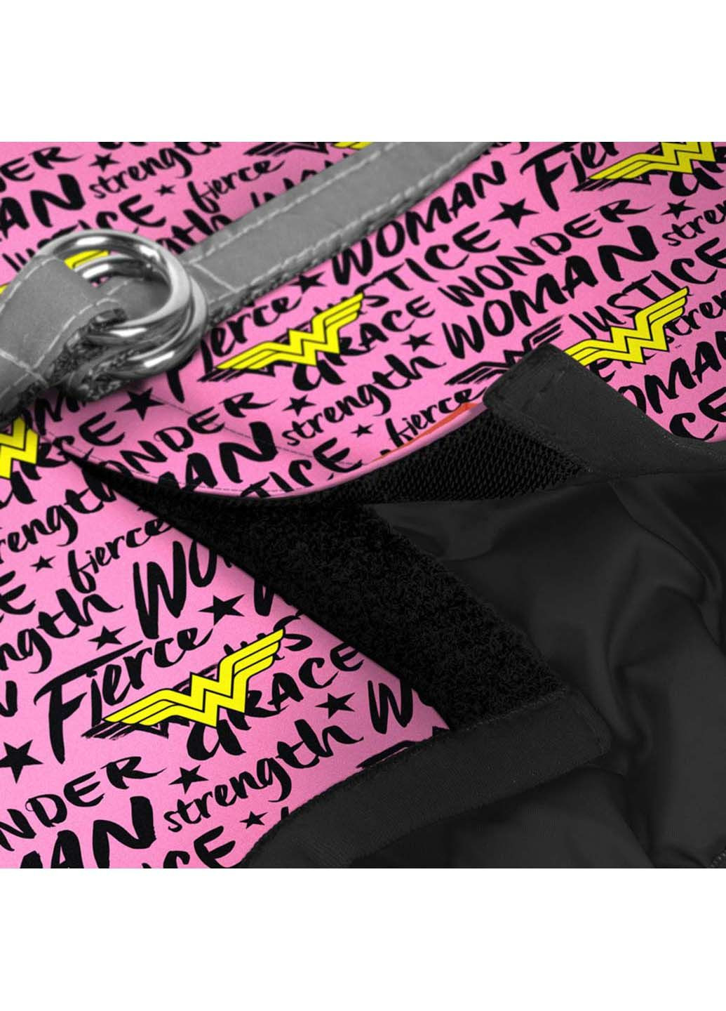 Шлея для собак мягкая Clothes Чудо-женщина в Розовом XS1 В 24-27 см С 18-20 см WAUDOG (292175432)