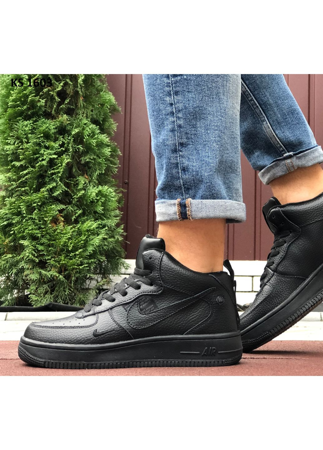 Цветные демисезонные кроссовки мужские nike air force 1 07 mid lv8 найк аир форс 1 премиум No Brand