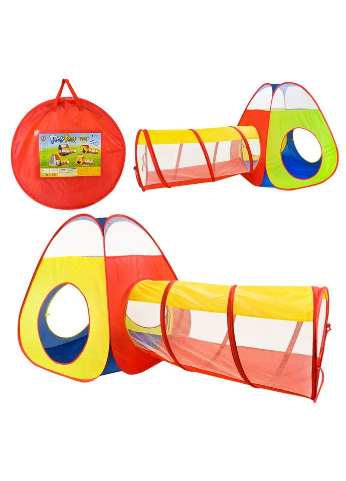 Детская палатка "Пирамида" JY1711-1, 88 х 88 х 90 см 2 входа Bambi (329885796)