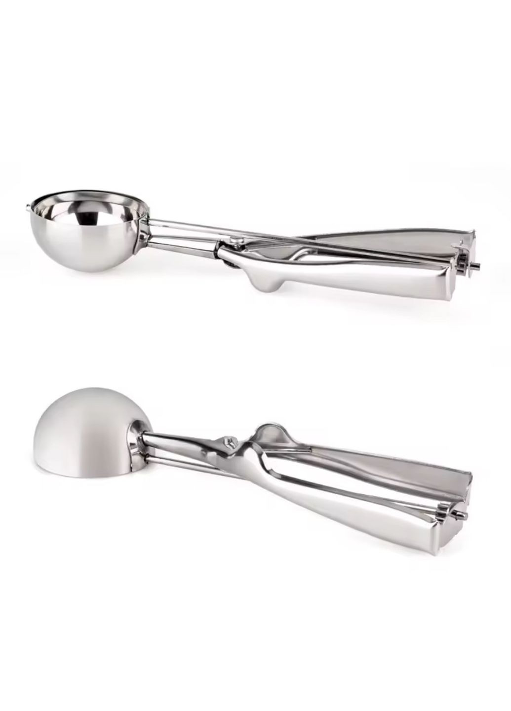 Ложка для морозива механічна ложка для морозива з виштовхувачем зі сталі діаметр 5 см China (366666352)