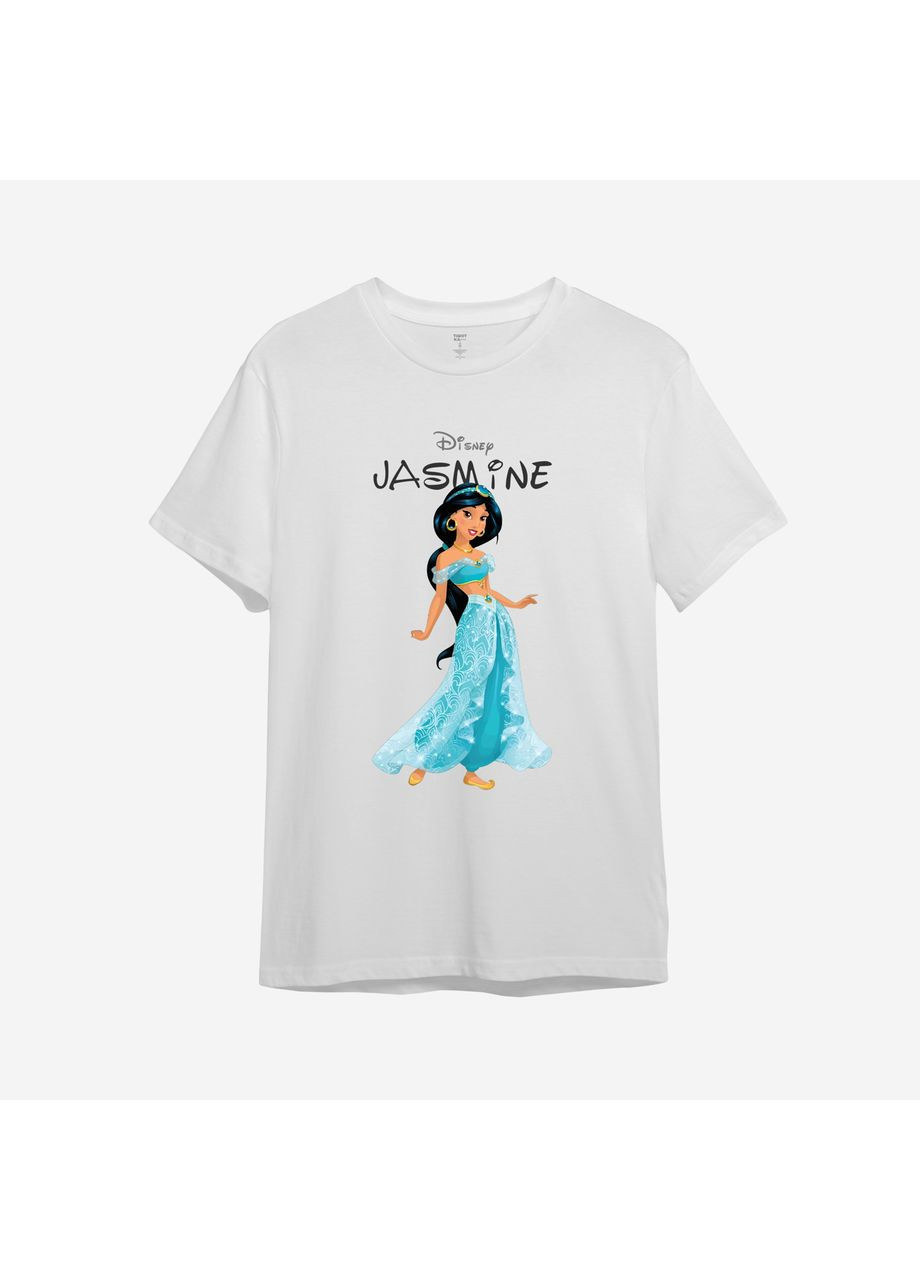 Біла демісезонна дитяча футболка з принтом "jasmine / аладдін" (10646972484) ТiШОТКА