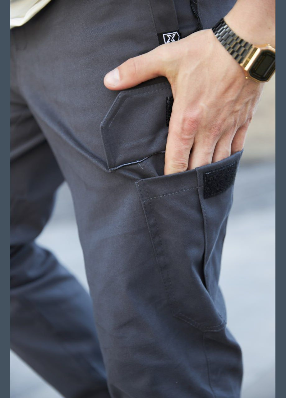 Серые брюки New Trend