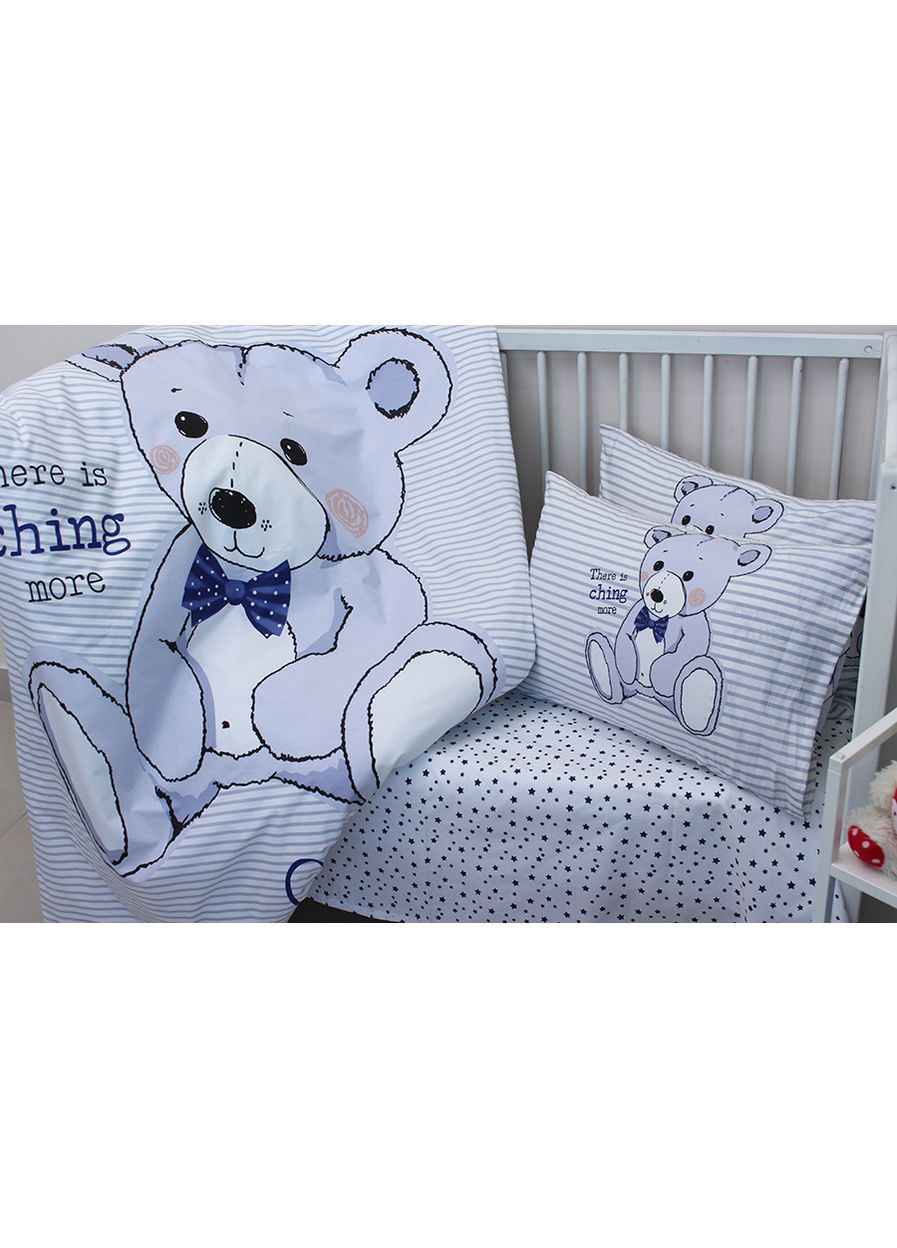 Детский комплект постельного белья Teddy Белый В кроватку 40x60 см Tag (348433793)