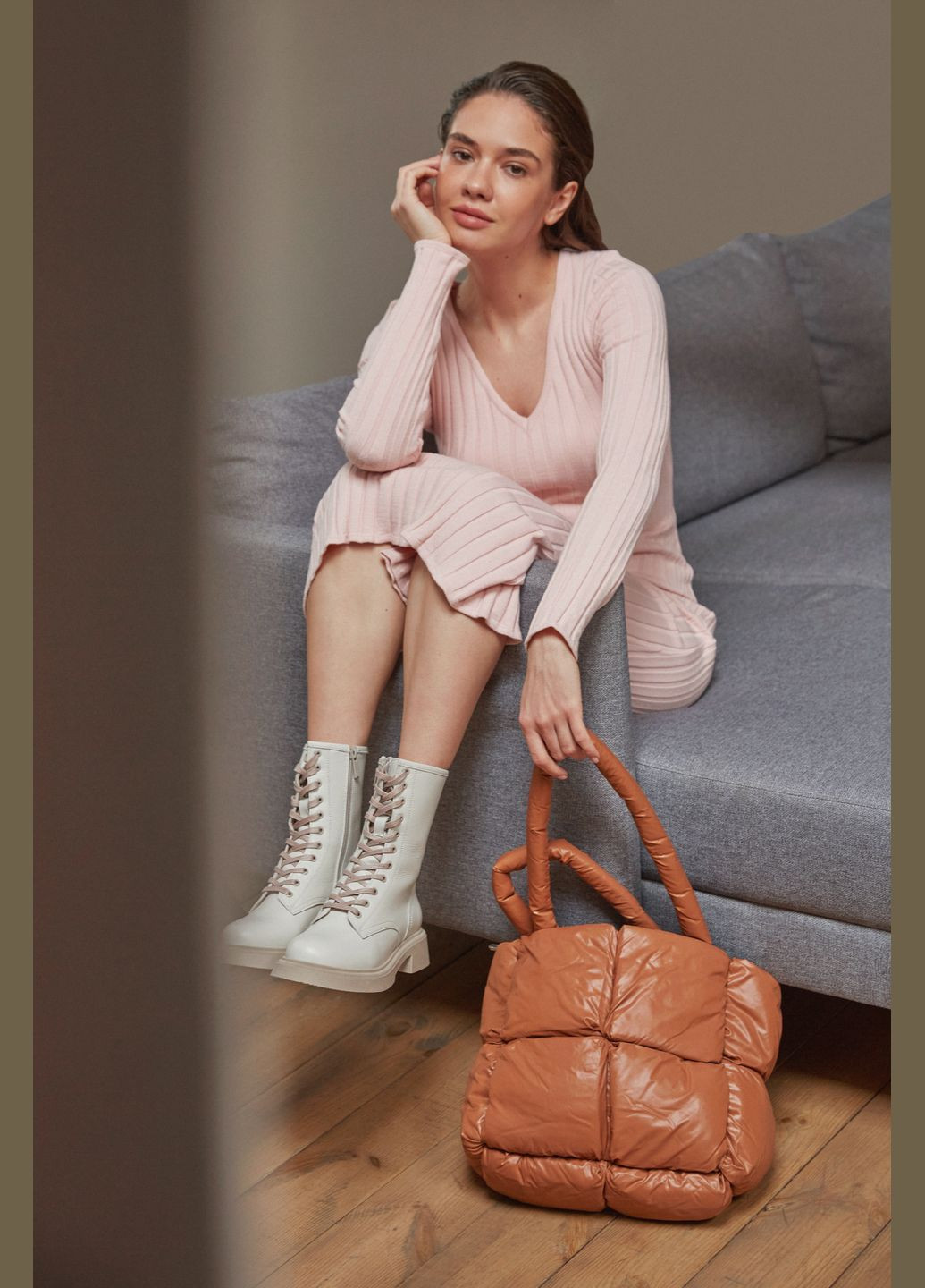 Шопер, колір коричневий Estro (325977424)