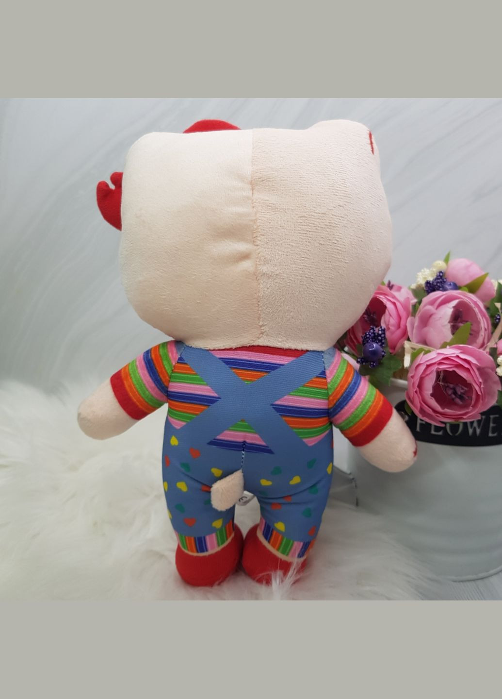 Плюшева іграшка Хеллоу Кітті-Чакі, аніме Hello Kitty, 25 см No Brand (319715461)