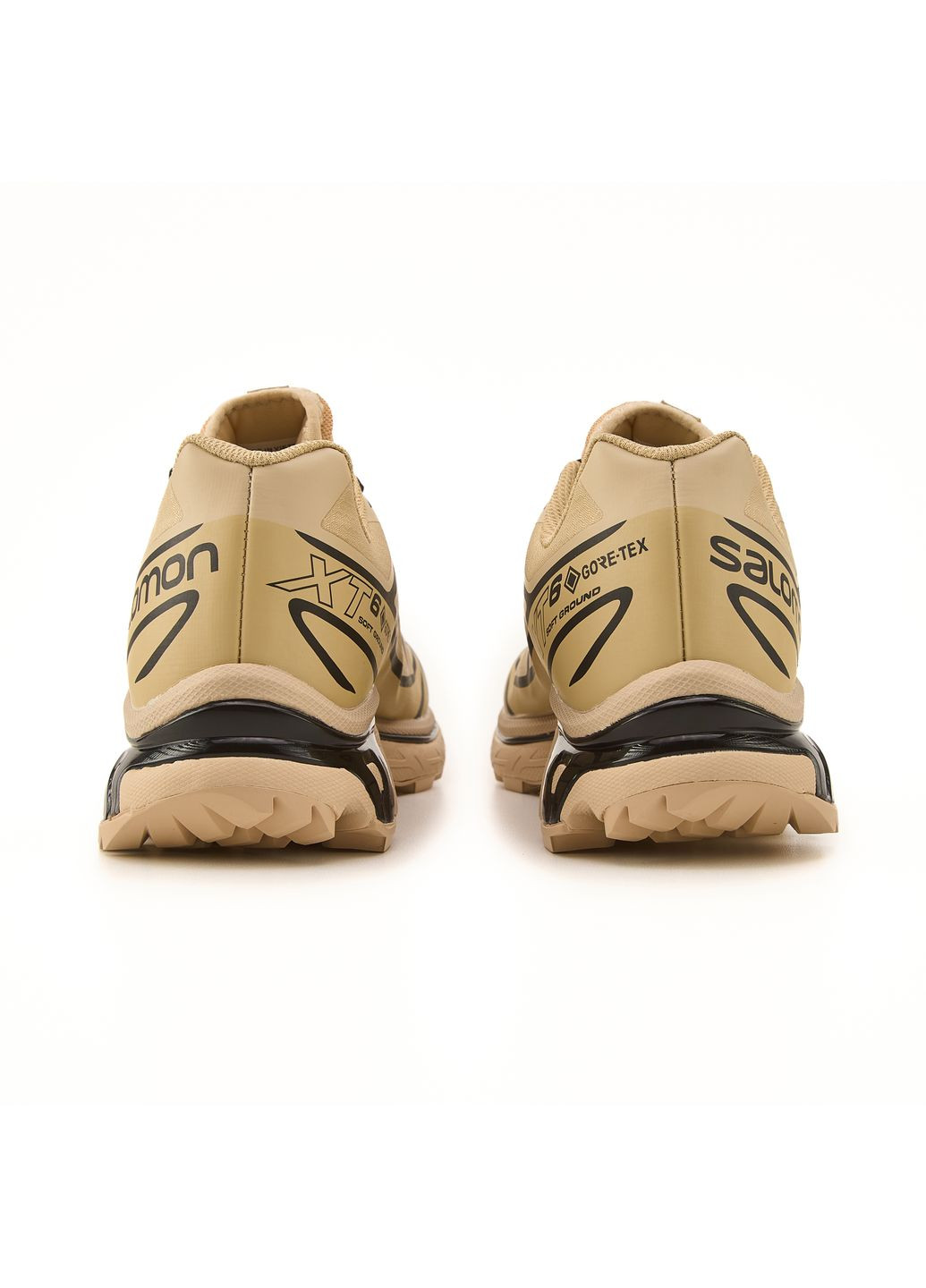 Черные демисезонные кроссовки мужские salomon xt-6 gore-tex beige black саломон xt-6 No Brand