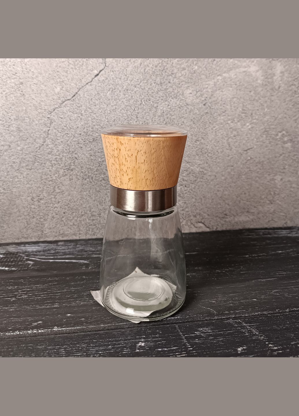 Мельница для специй с деревянной крышкой 170мл VT-9305 (136096) Vittora (317346773)