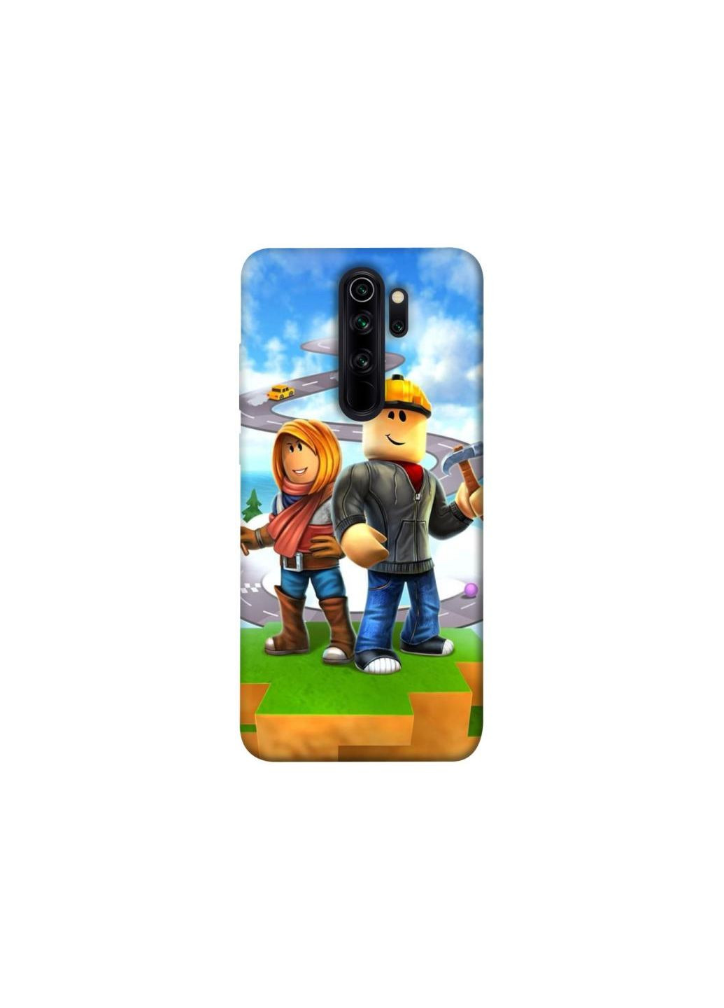 Чохол на Xiaomi Redmi Note 8 Pro Roblox Builder Adventure Frontalka (351381749)