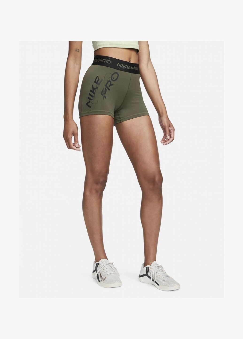 Шорты женские Pro 8 Cm Olive FB5448-325 Nike (326783189)