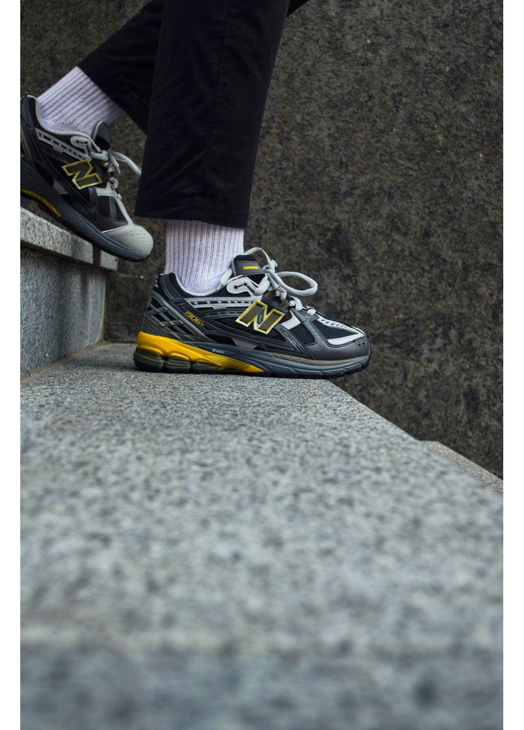 КРОСІВКИ ЖІНОЧІ NEW BALANCE 1906R GREY YELLOW НЬЮ БЕЛАНС 1906R No Brand сірі демісезони (367170760)