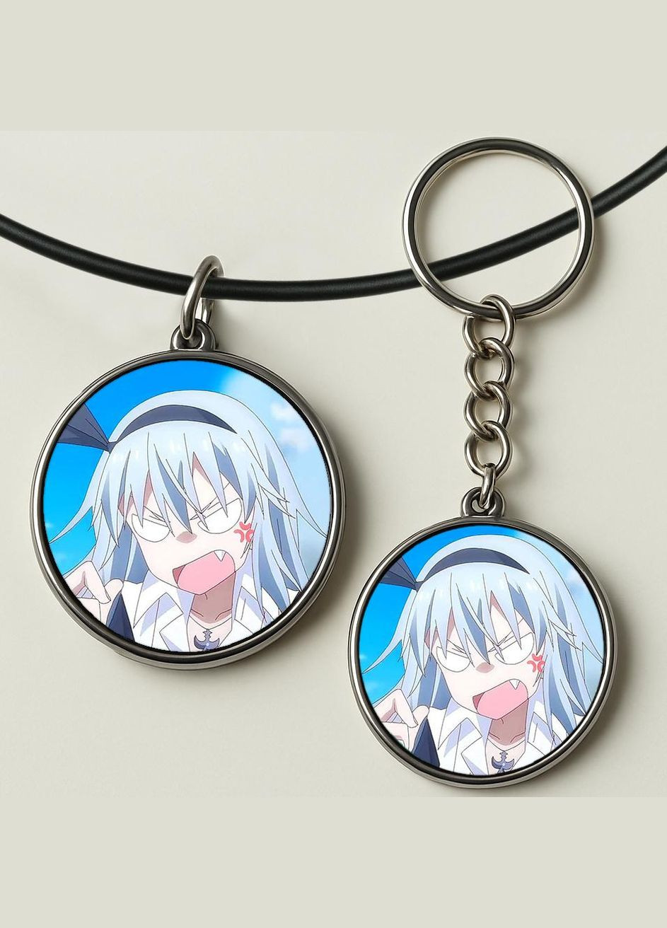 Набір підвіска (кулон) та брелок Аніме Про моє переродження в слиз #02 (подарунковий набір) No Brand (332633305)