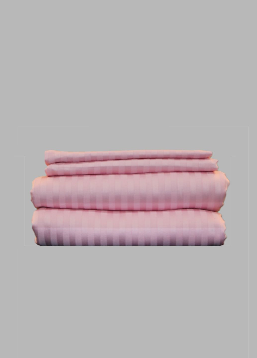 Комплект постельного белья, сатин ЕВРО, розовая страйп, 130 г/м2 Neven (341090689)