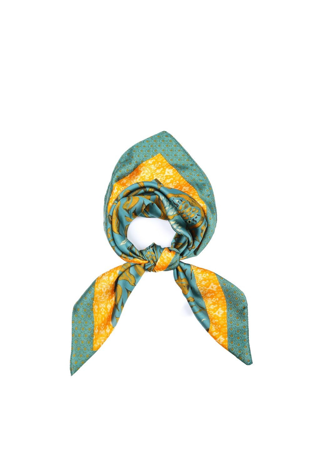 Хустка жіноча з принтом атлас різнокольорова ПАДУЯ LuckyLOOK 748-088 (324741879)