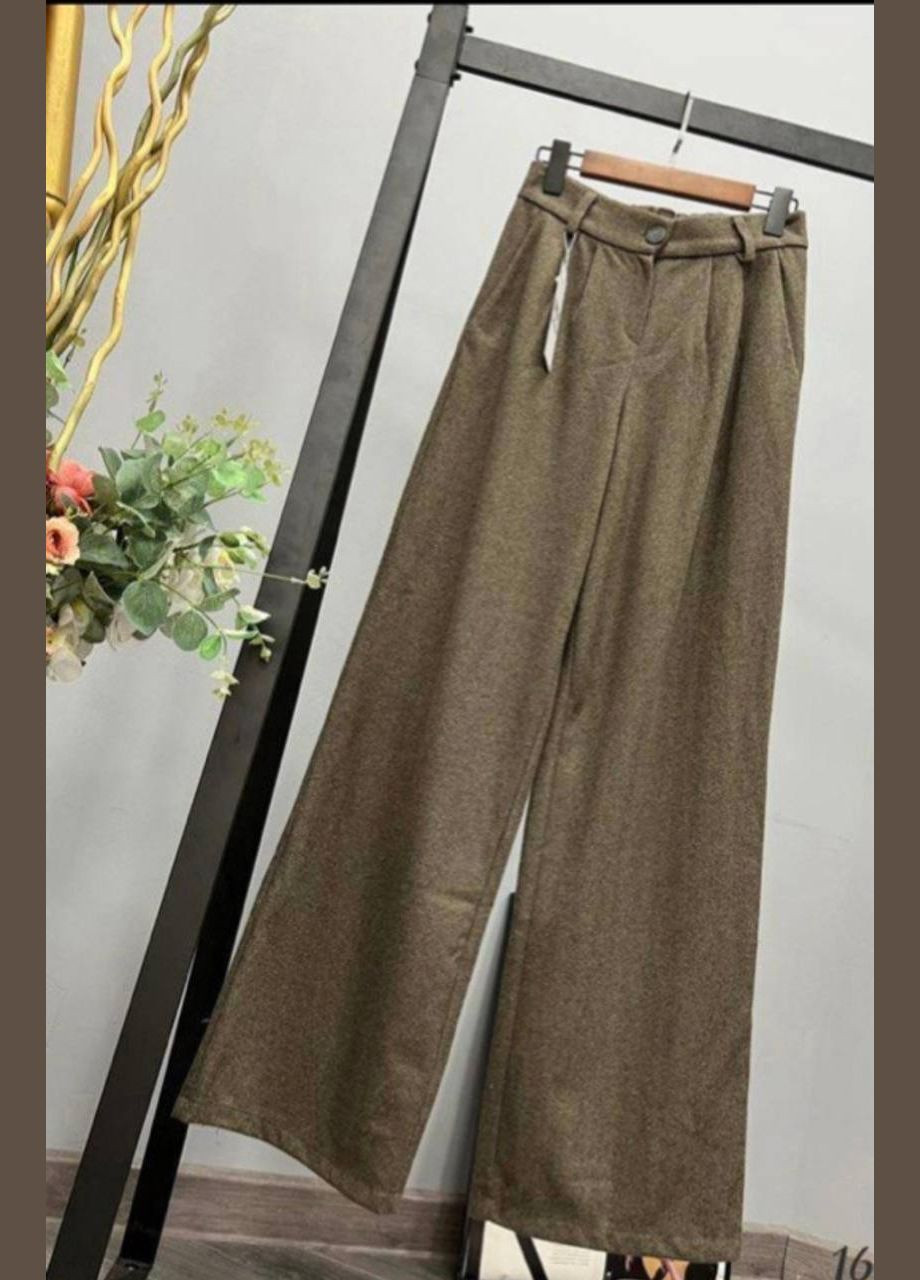 Женские брюки палаццо цвет мокко р.48 448919 New Trend (282434763)