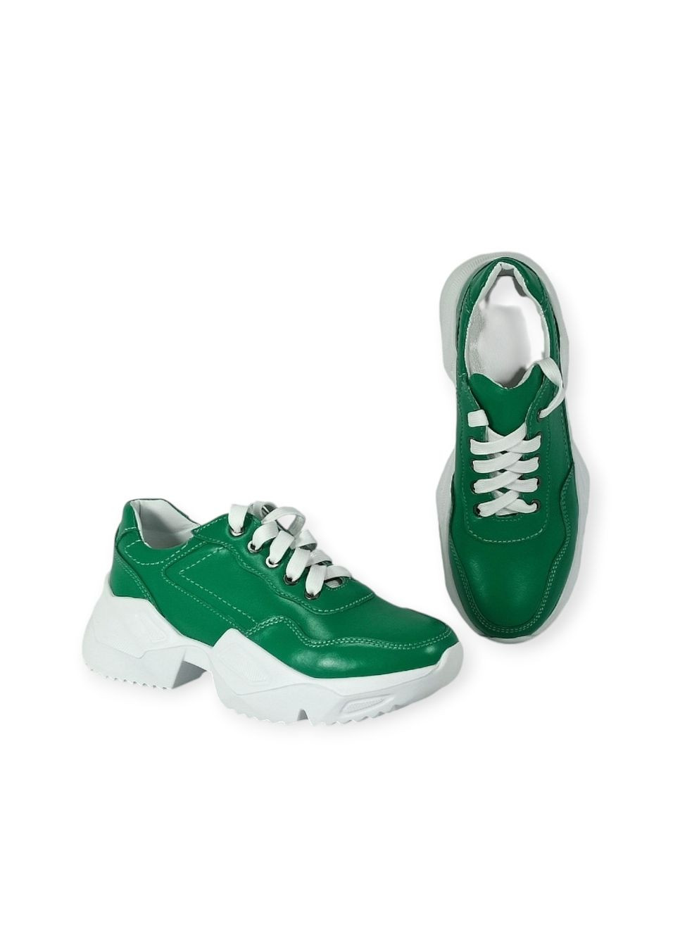 Кроссовки женские 90160(146) AVK зелёные (361048906)