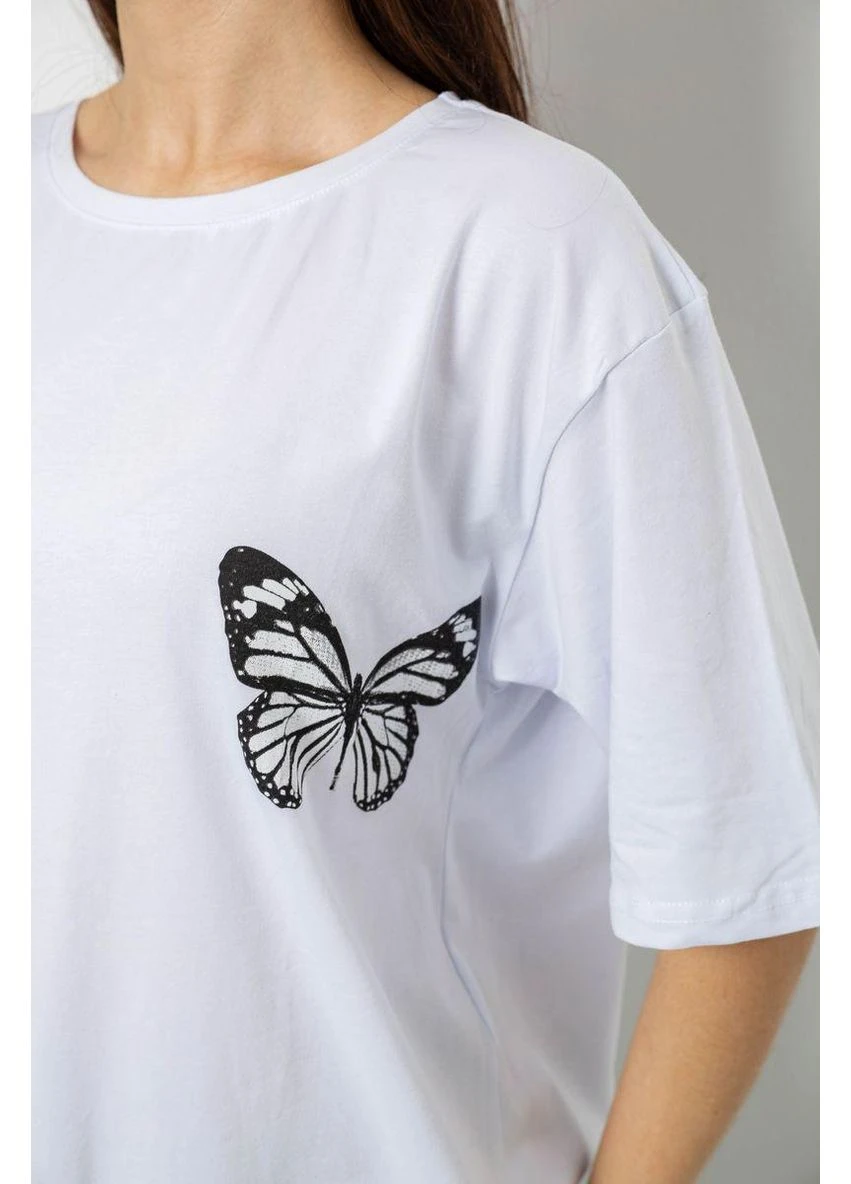 Футболка жіноча з принтом,, 244R3006 No Brand - (381793493)