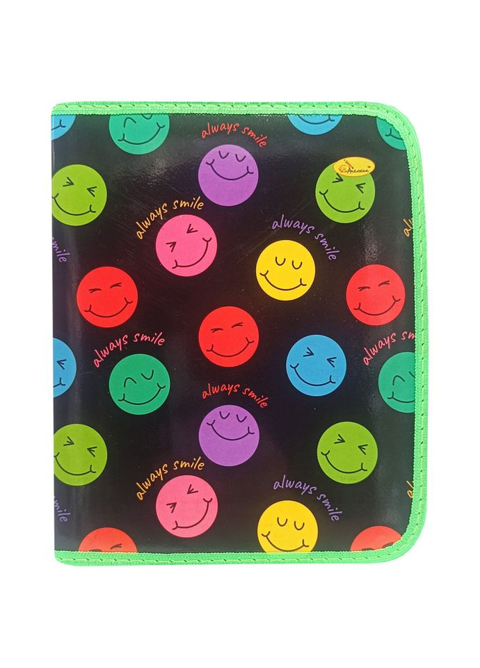 Папка для тетрадей на молнии "Always Smile" АП1001-12 Апельсин (304406102)