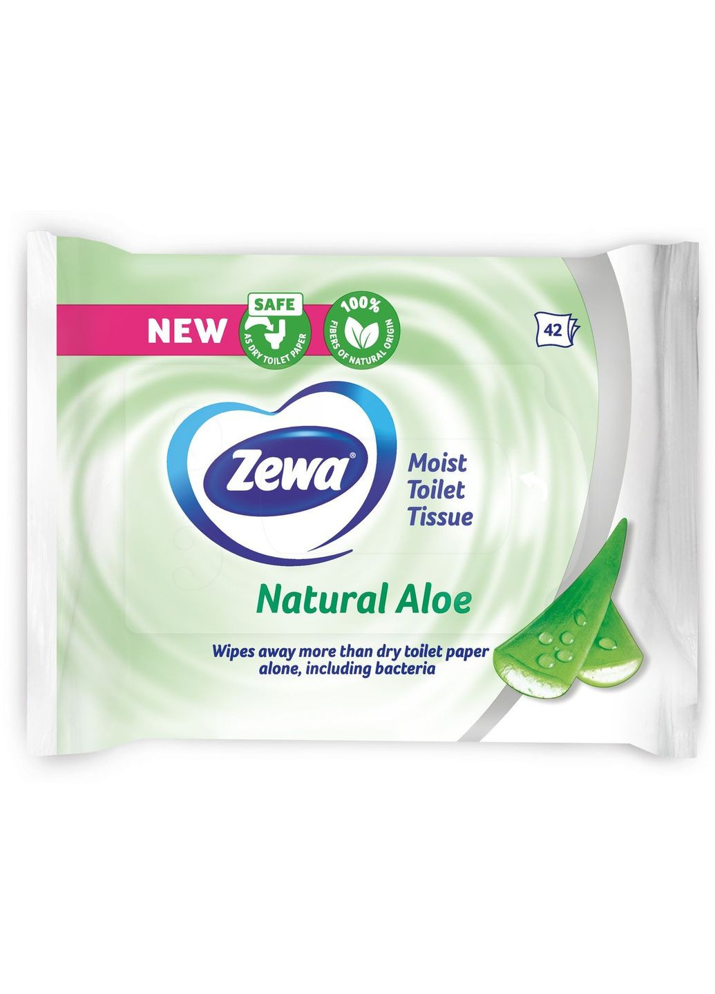 Вологий туалетний папір Aloe Vera Moist, 42 шт. Zewa 6854 (328200348)