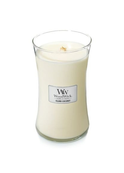 Ароматическая свеча в стекле Large Island Coconut 609 г (93115E) WoodWick (335371480)