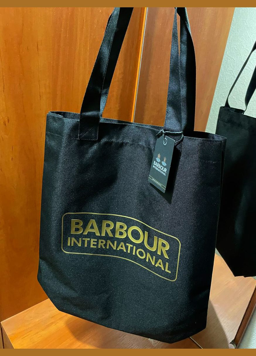 Сумка на плече шопер Barbour International Apex Shopper Black (311199675)