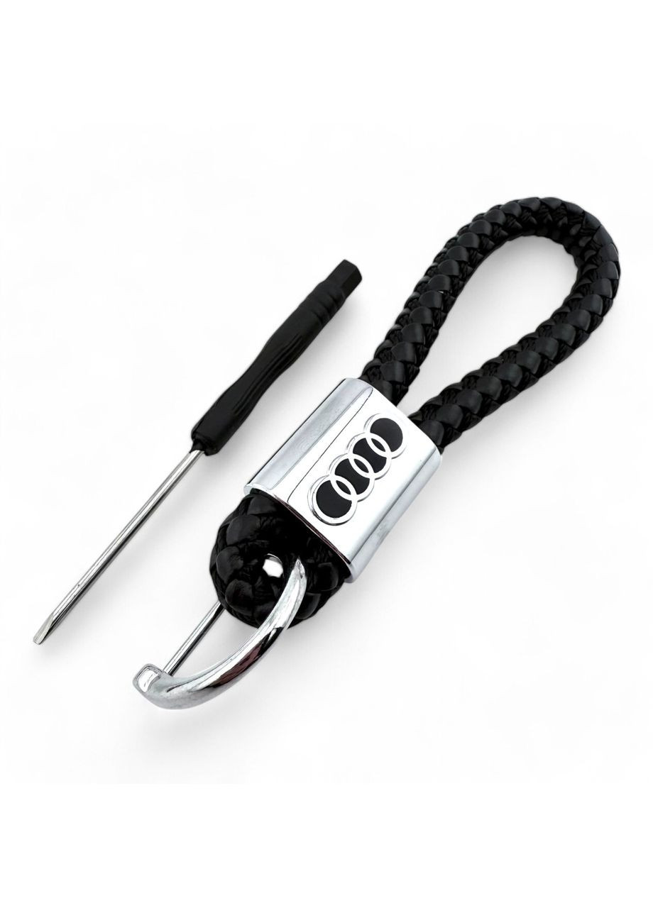 Брелок кожаный косичка Audi (354698750)