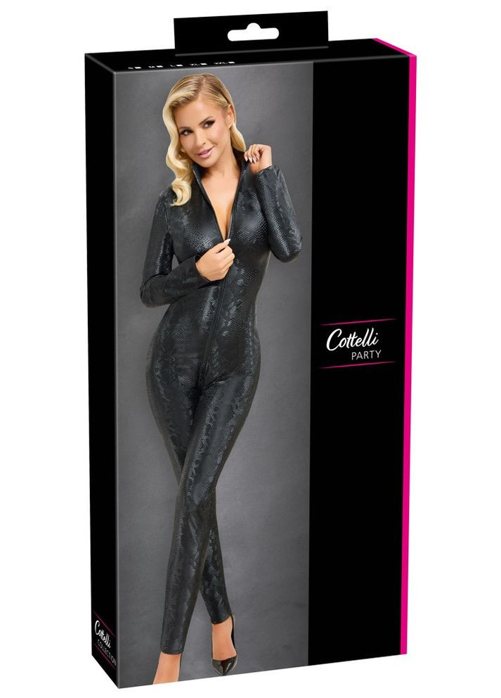 2730740 Cottelli Collection Jumpsuit Snake - black Orion сірий