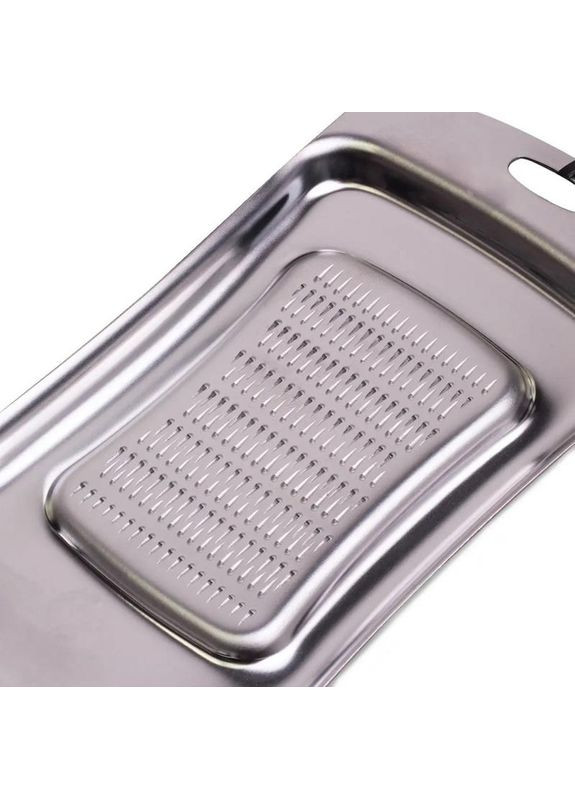 Тертка механічна для сиру з нержавіючої сталі 19.5х10х8 см для шоколаду та горіхів Kamille (368980001)