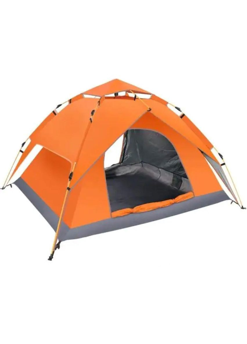 Палатка автоматическая двухместная 200*230*130 см водонепроницаемая оранжевая LU015O LUGI (370801946)