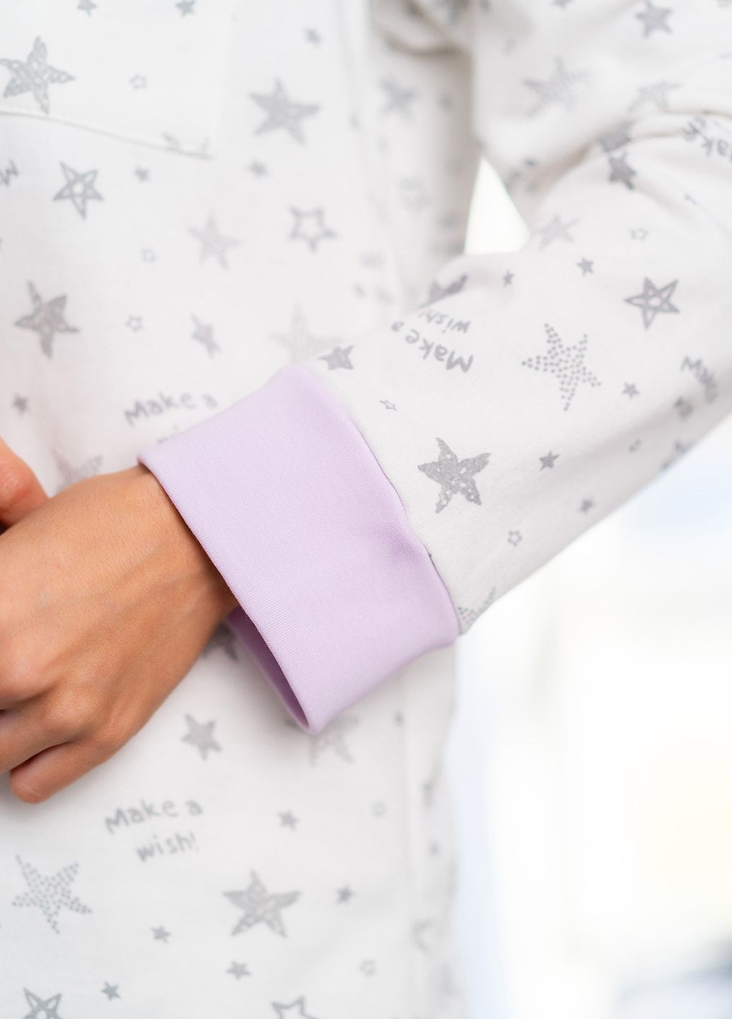 Светло-фиолетовая зимняя пижама Трикомир