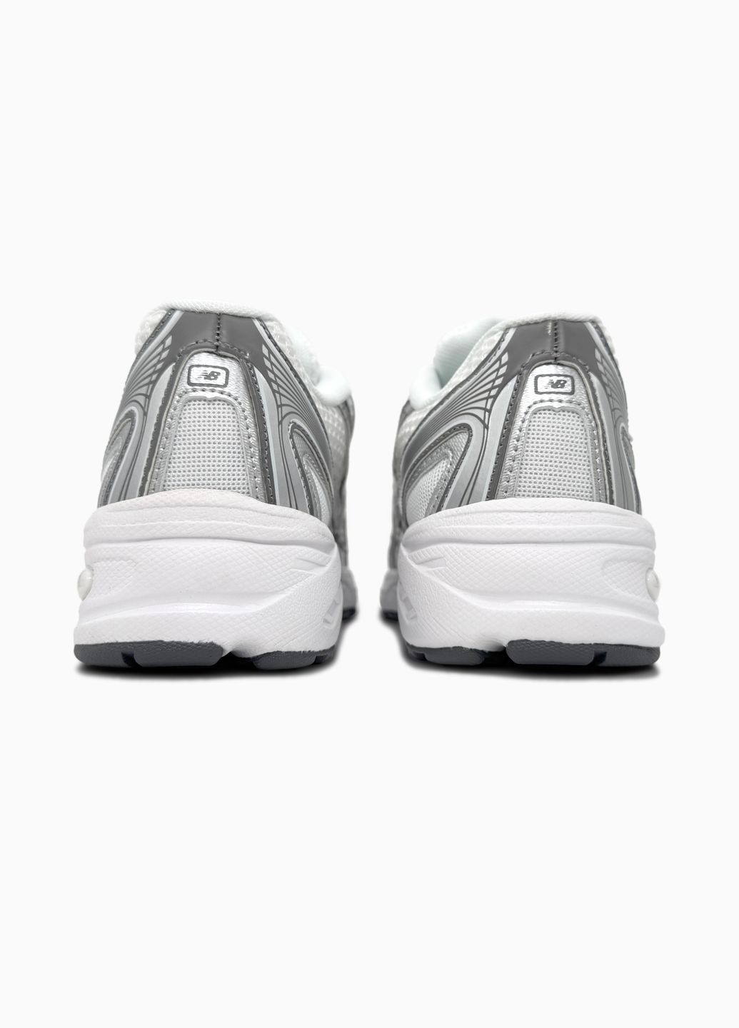 Кроссовки женские и мужские New Balance 740v2 White Silver Black | Нью Беланс 740 белые No Brand белые демисезоны (341264124)