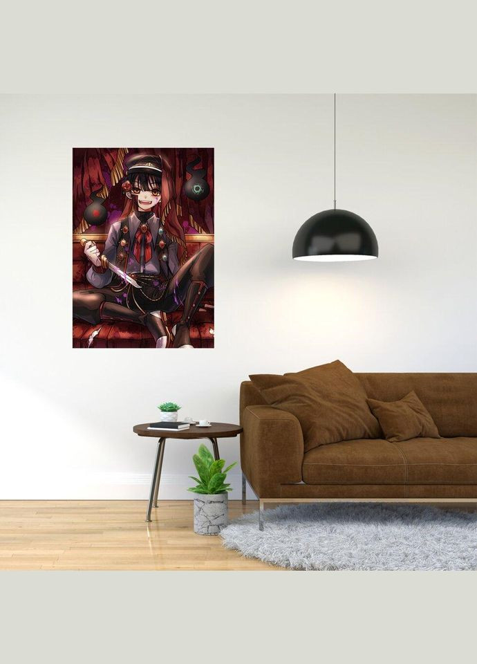 Плакат- с принтом "Jibaku Shounen Hanako-kun - Туалетный мальчик Ханако-ку (манга аниме) 2" A2 Кавун постер (316208998)