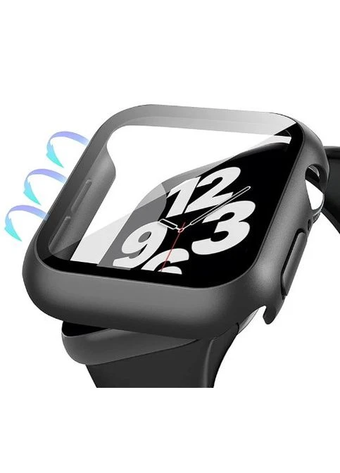 Защитный чехол бампер на Apple Watch 7 8 series на 41 мм, стекло защитное для Apple Watch 41mm с чехлом Case (396508323)