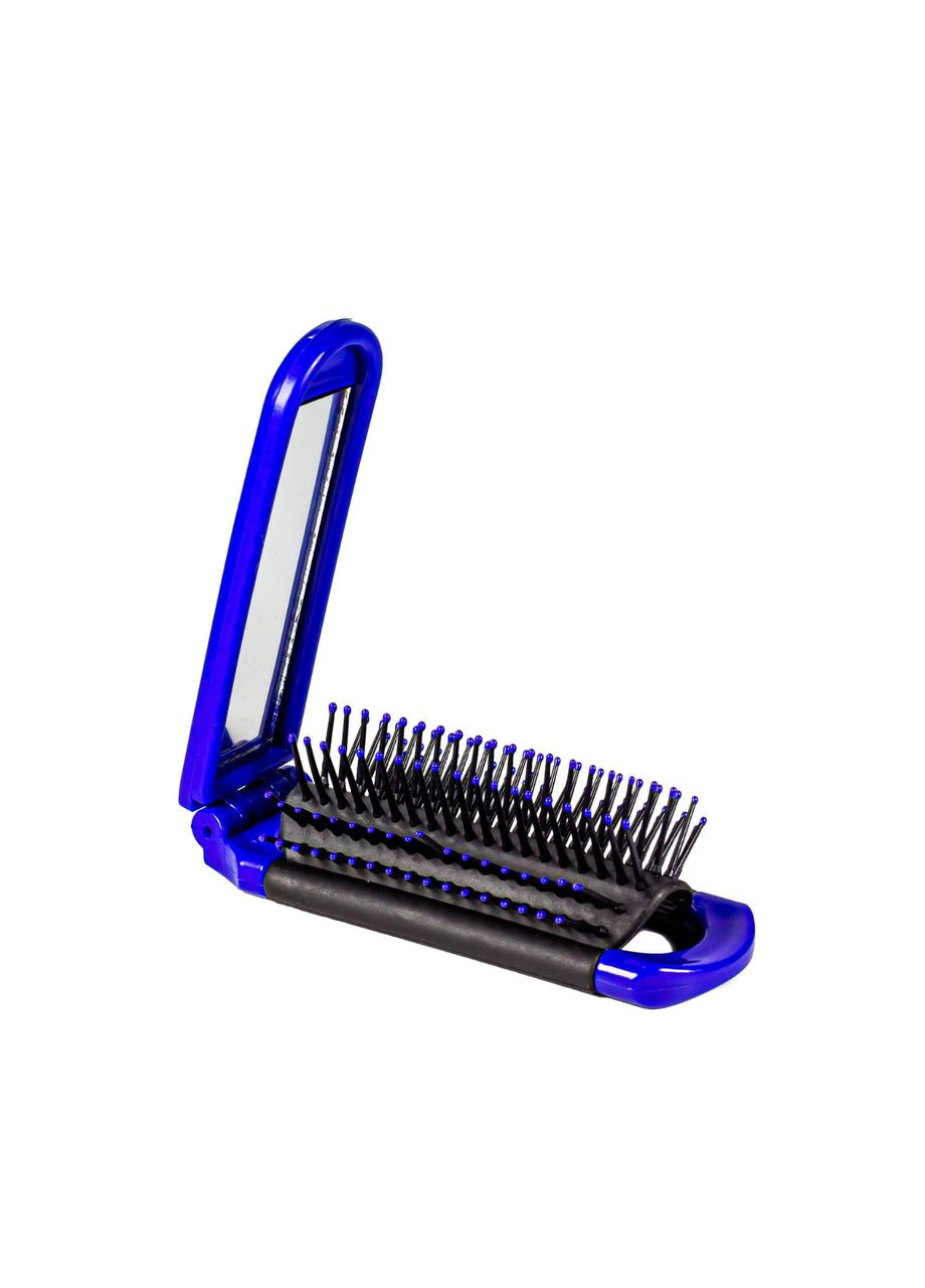 Щетка для волос массажная складная с зеркалом 8592 А Красная DAGG (302724876)