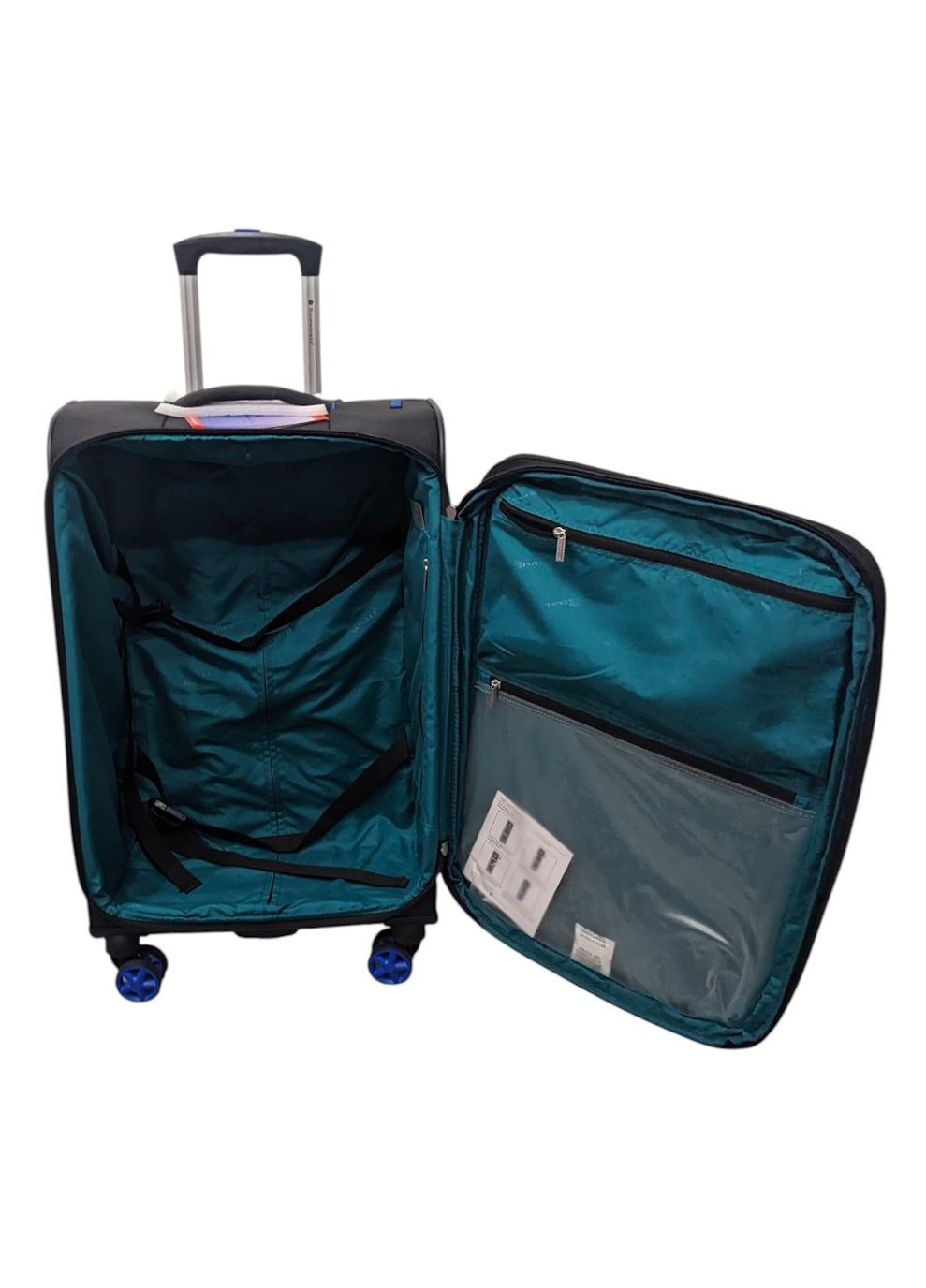 Чемодан большой 48203 жаккард-полиэстер L Черный Snowball (356452056)