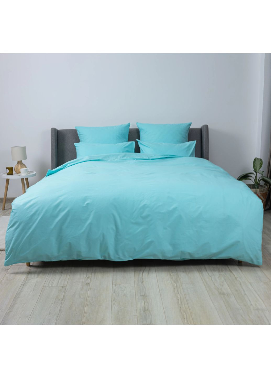 Комплект полуторный постельного белья с наволочками 70*70 см, 115 гр/м2 Azure Fantasy Бирюзовый (13800150215) ТЕП (364099949)