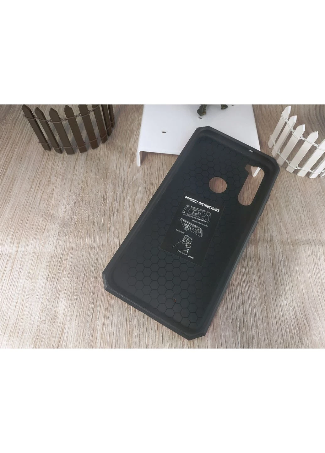 Ударостійкий чохол SG Ring під магнітний тримач для Xiaomi Redmi Note 8 з підставкою Epic (396508020)