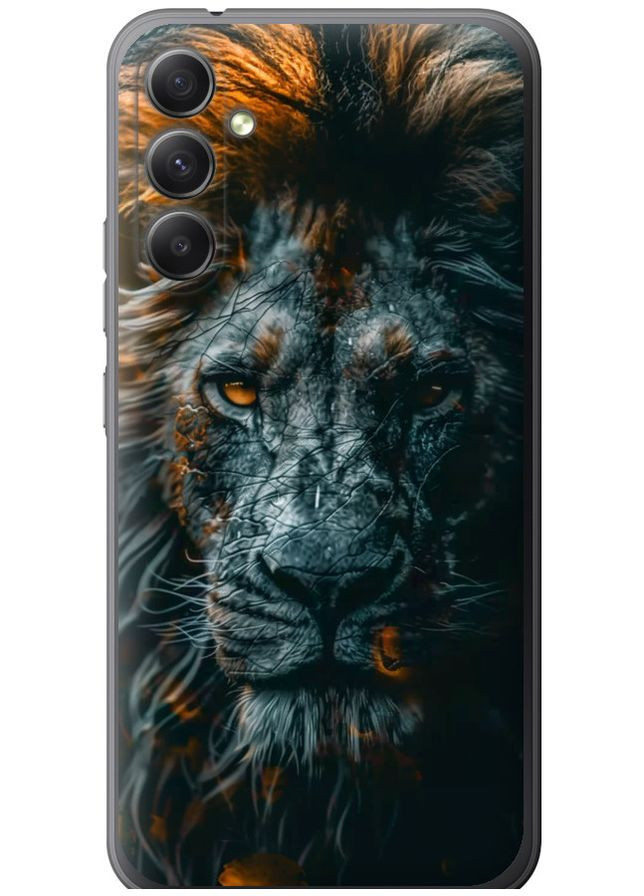 Силіконовий чохол 'Лев у сутінках' для Endorphone Samsung Galaxy A34 A346E (297660169)