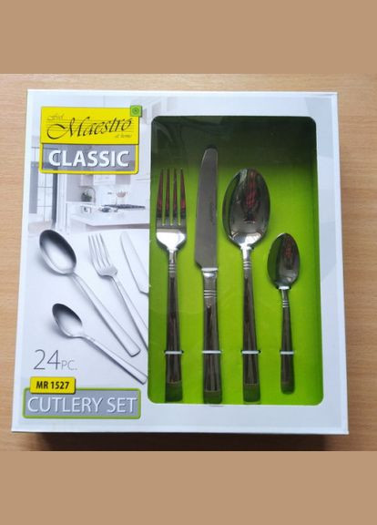 Набор столовых приборов для кухни 24 предмета (MR-1527-24) Maestro (334005591)
