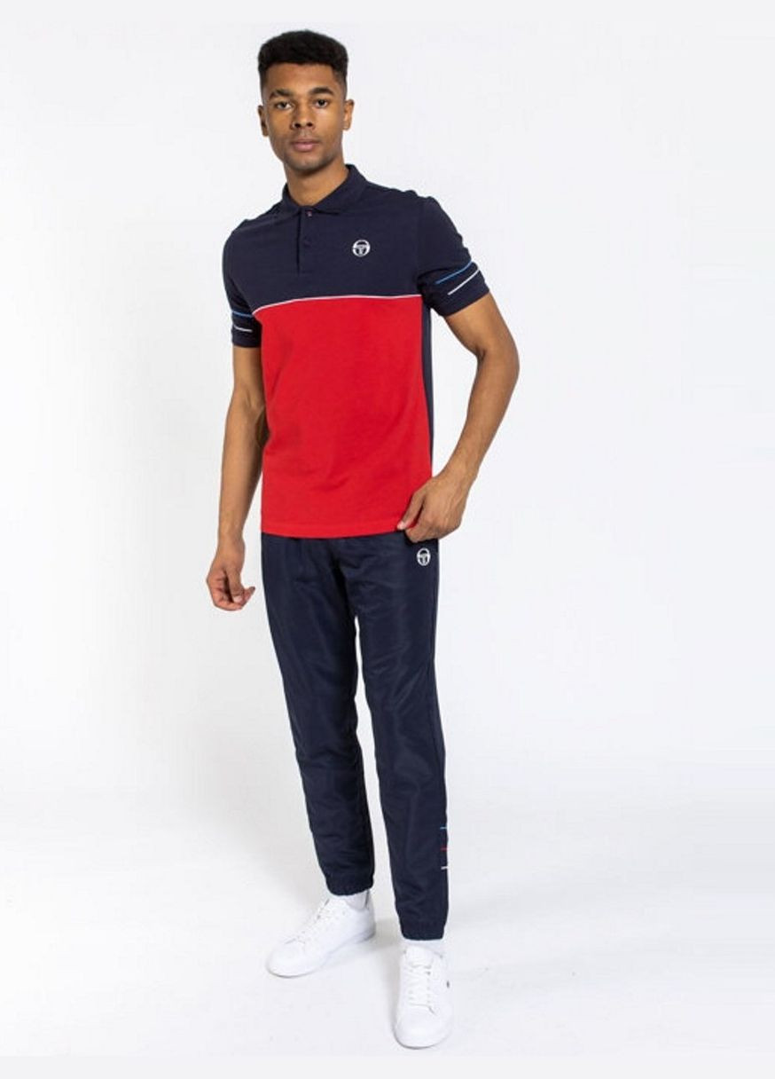 Темно-синяя футболка-поло для мужчин Sergio Tacchini