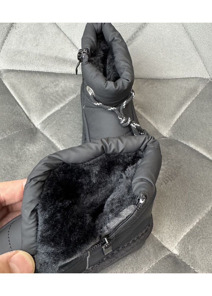 Черевики зимові дитячі з хутром TSF чорний No Brand (368792280)