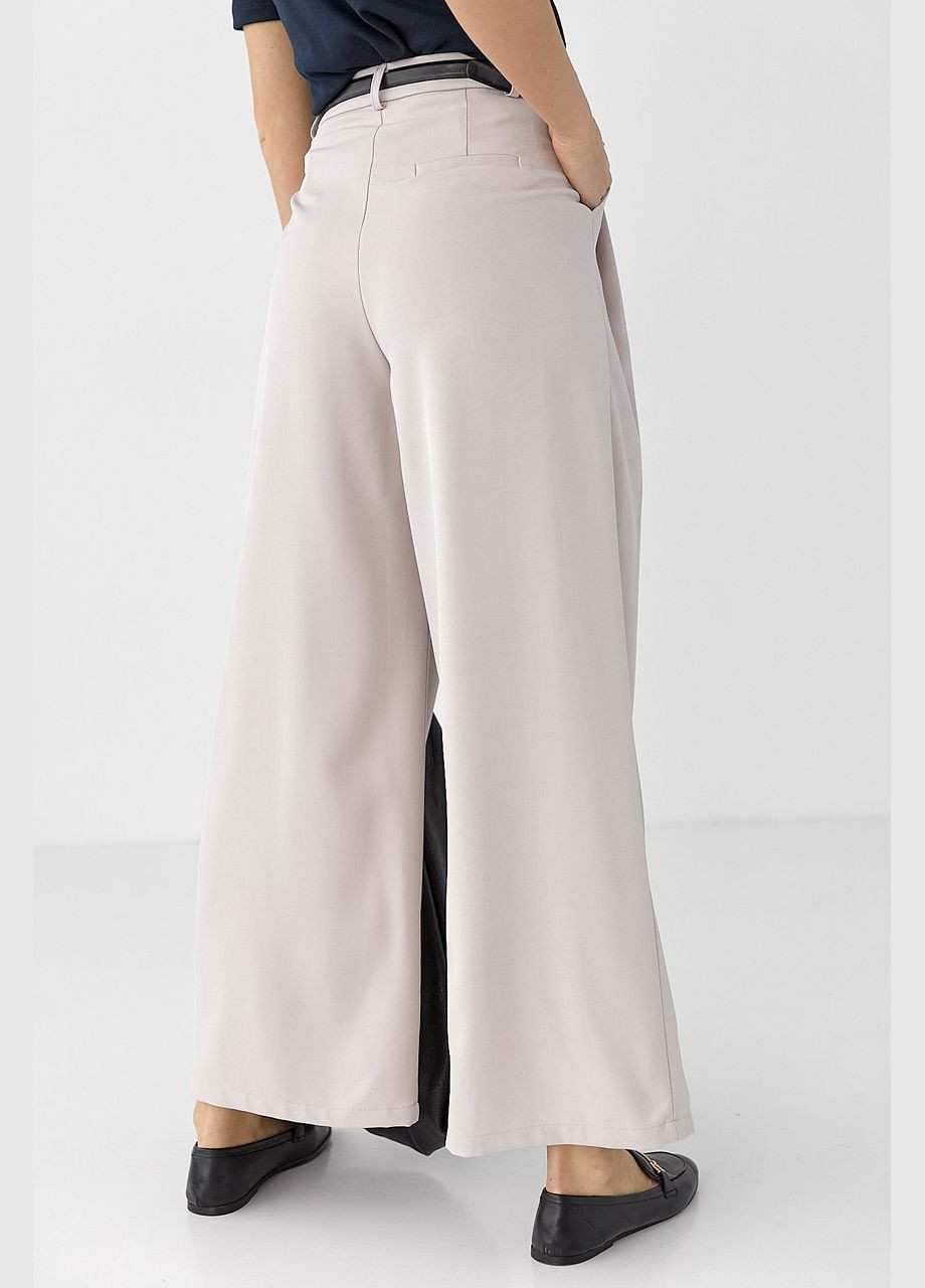 Брюки-палаццо в комплекте с ремнем Lurex (333339880)