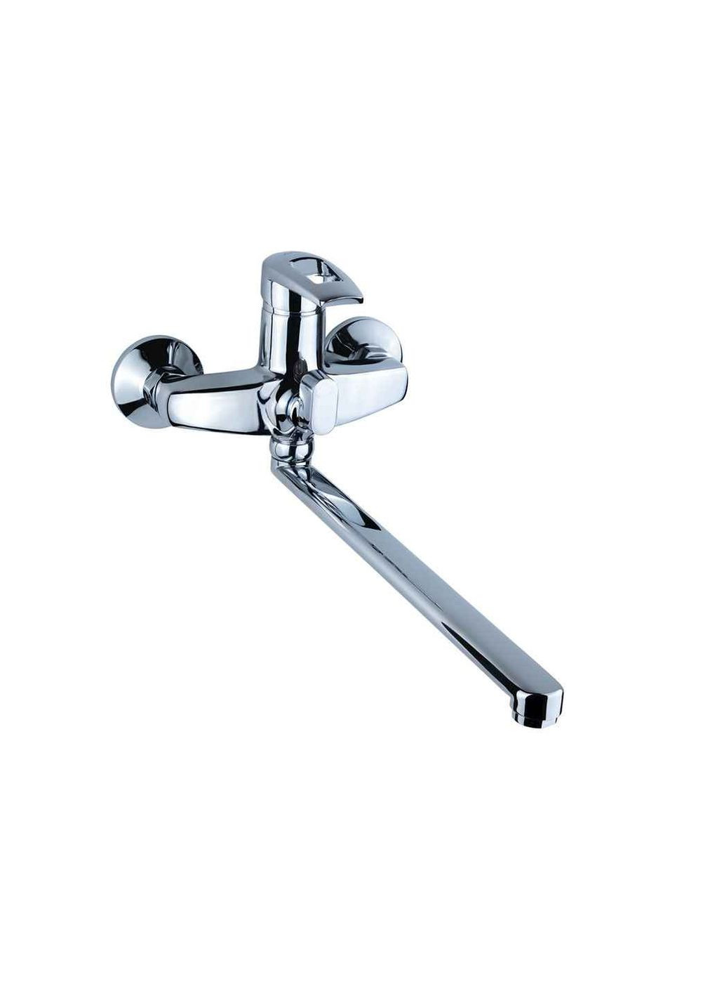 Смеситель KM Ø35 для ванны гусь прямой 350мм 9740220 AQUATICA (357222742)