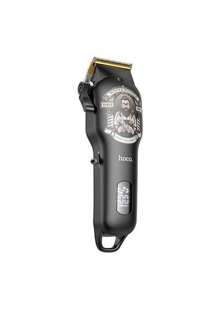 Машинка для стрижки HP20 чоловіча акумуляторна машинка для стрижки Чорний Hoco (305571441)