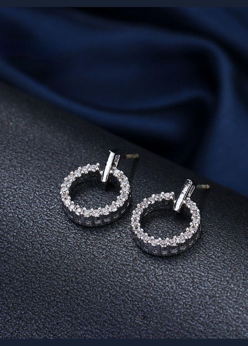 Серьги цветной круг Nobrand (302893081)