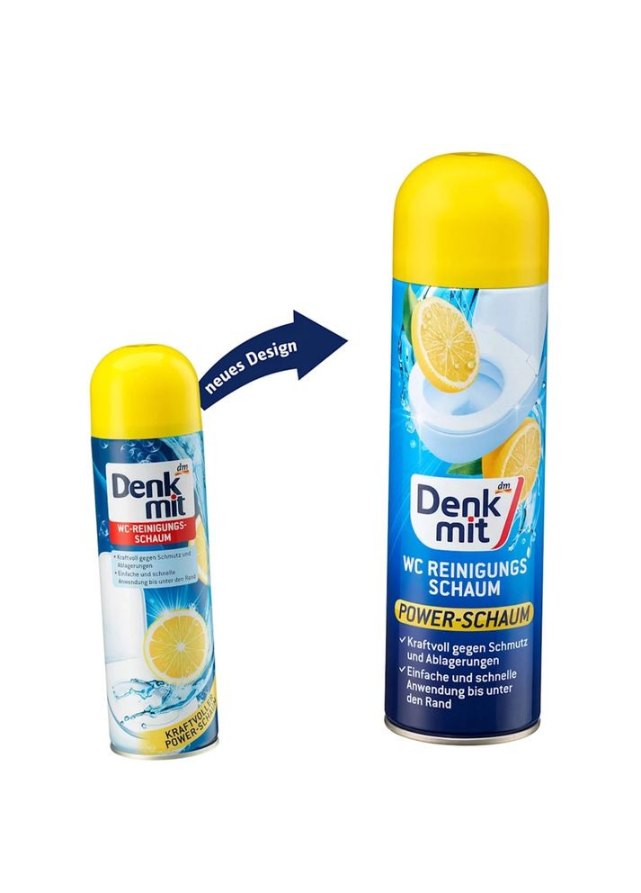 Очищувальна піна для туалету WC-Reinigungsschaum Zitrone з ароматом лимона, 500 мл Denkmit (350893259)