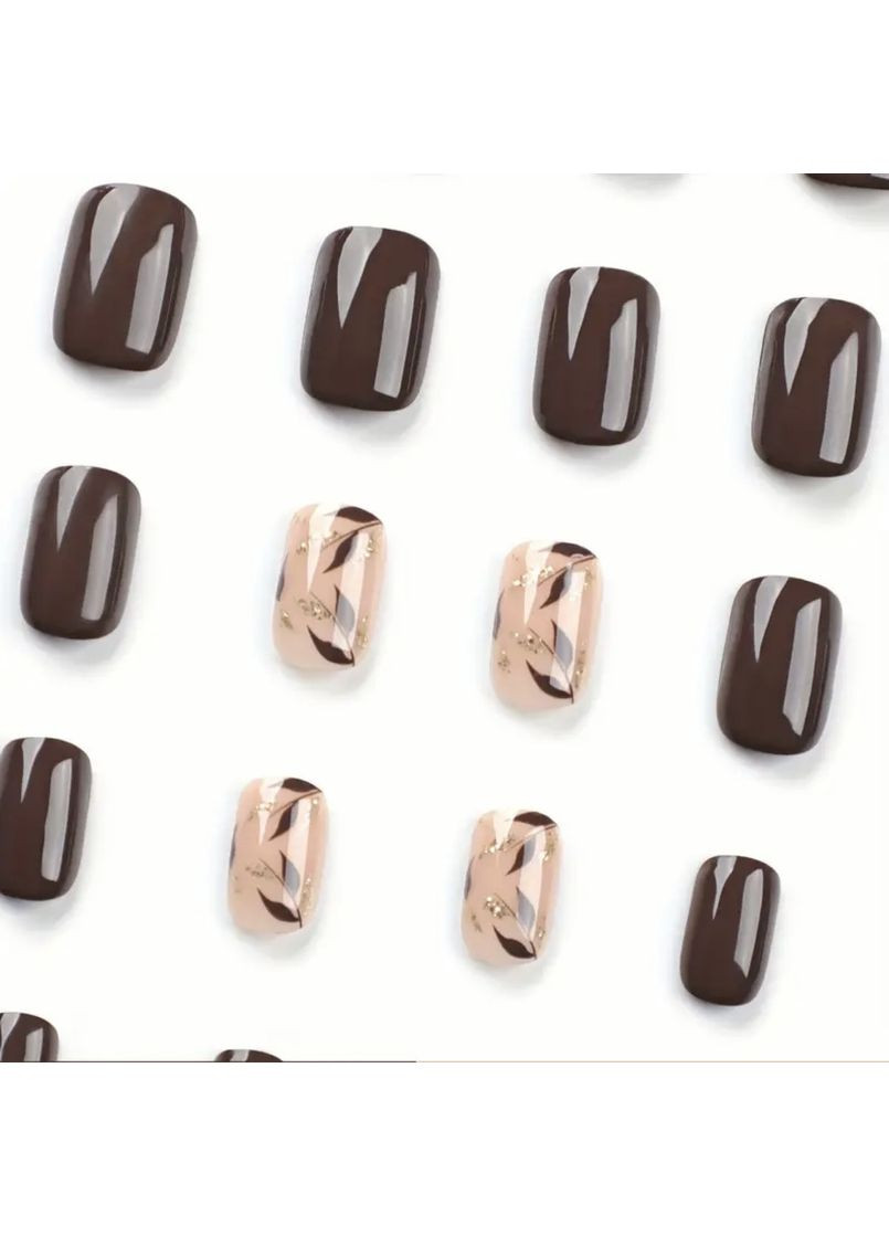 Накладные ногти, набор 24 шт. No Brand (372114376)