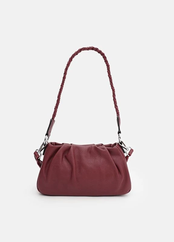 Жіноча шкіряна сумка K15001w-bordo Borsa Leather (322189971)